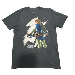 Legend Of Zelda Breath Of The Wild Graphic T-Shirt Link Size XL 2017